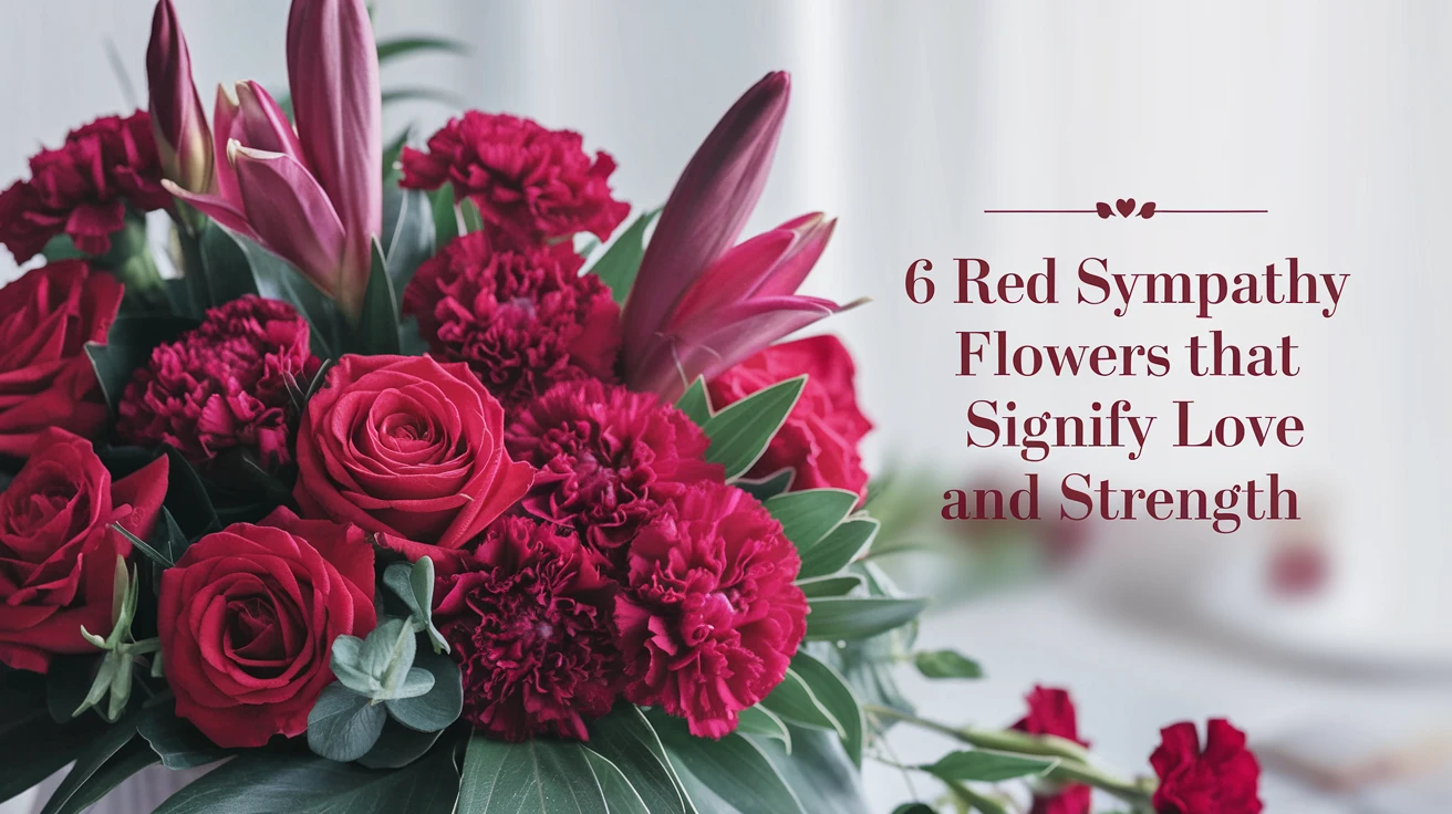 6 Red Sympathy Flowers That Signify Love and Strength