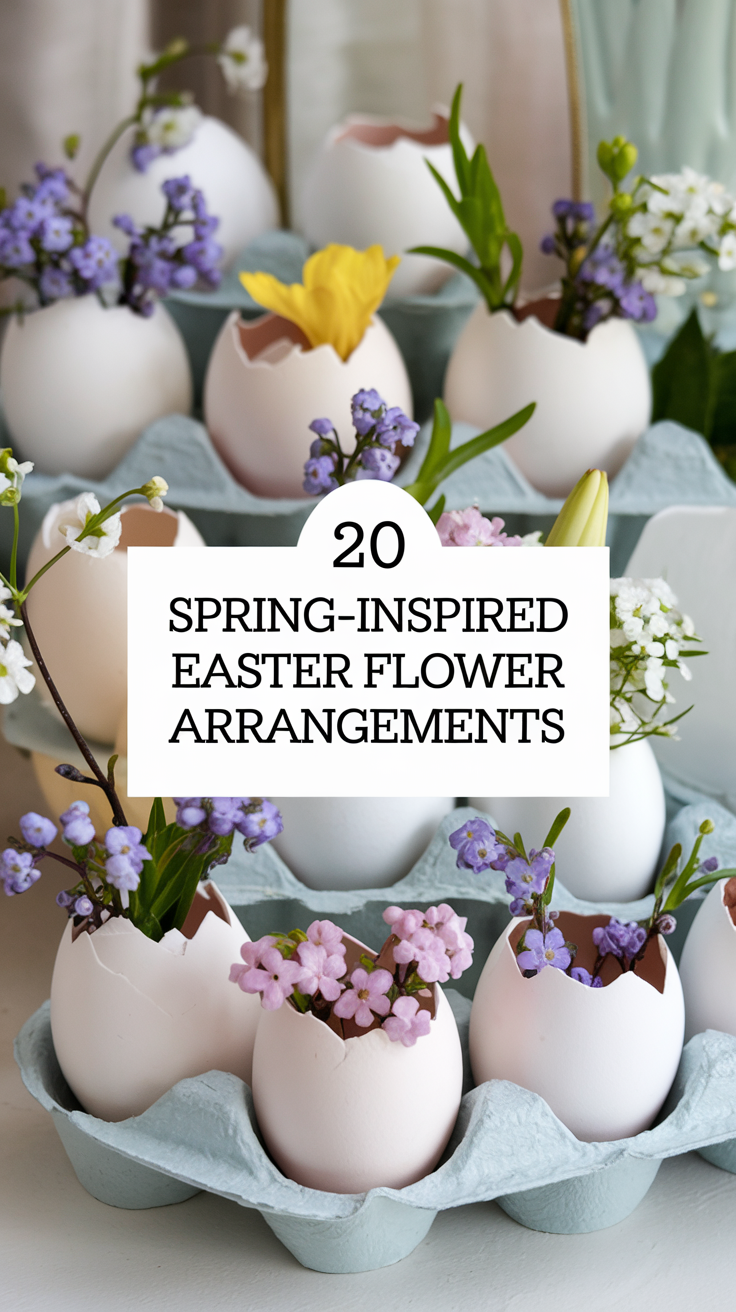 20 Spring-Inspired Easter Flower Arrangements