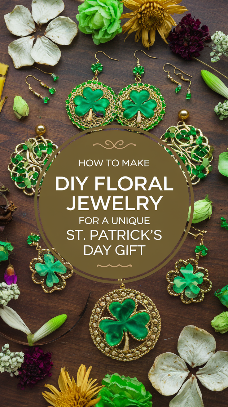 How to Make DIY Floral Jewelry for a Unique St. Patrick's Day Gift