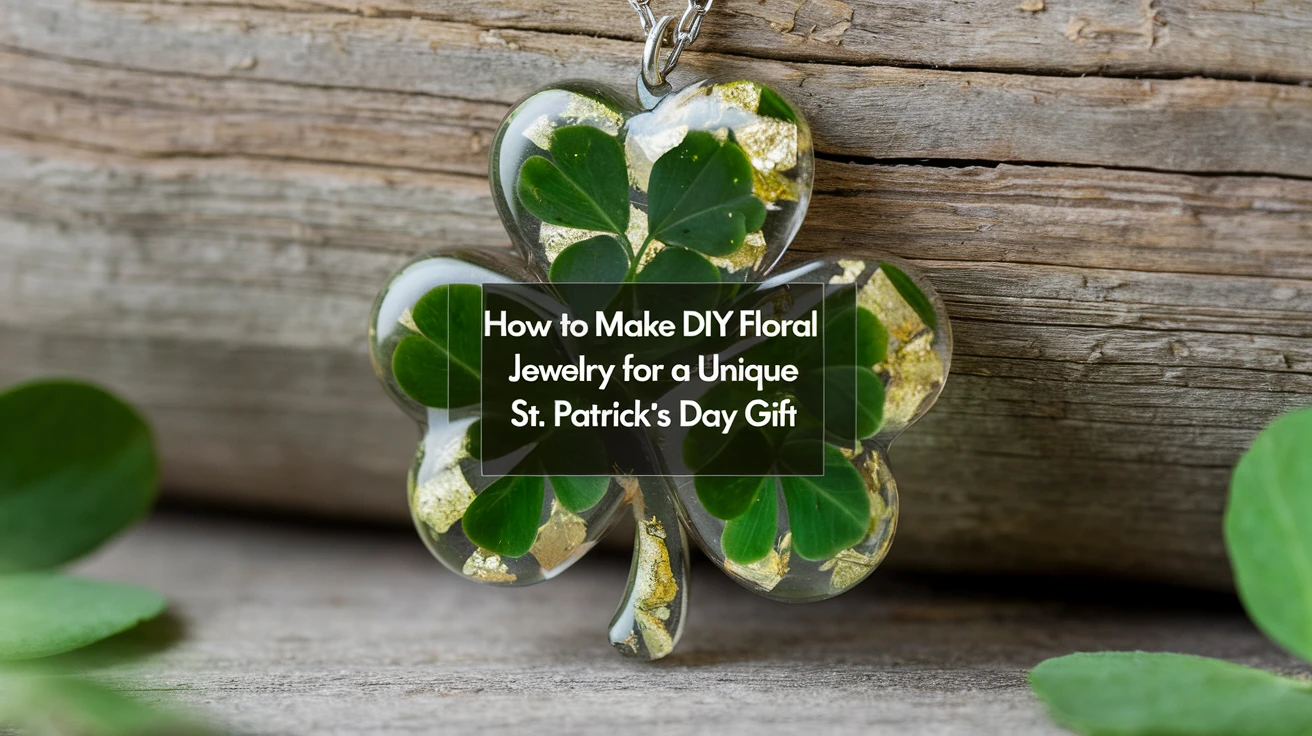 How to Make DIY Floral Jewelry for a Unique St. Patrick's Day Gift