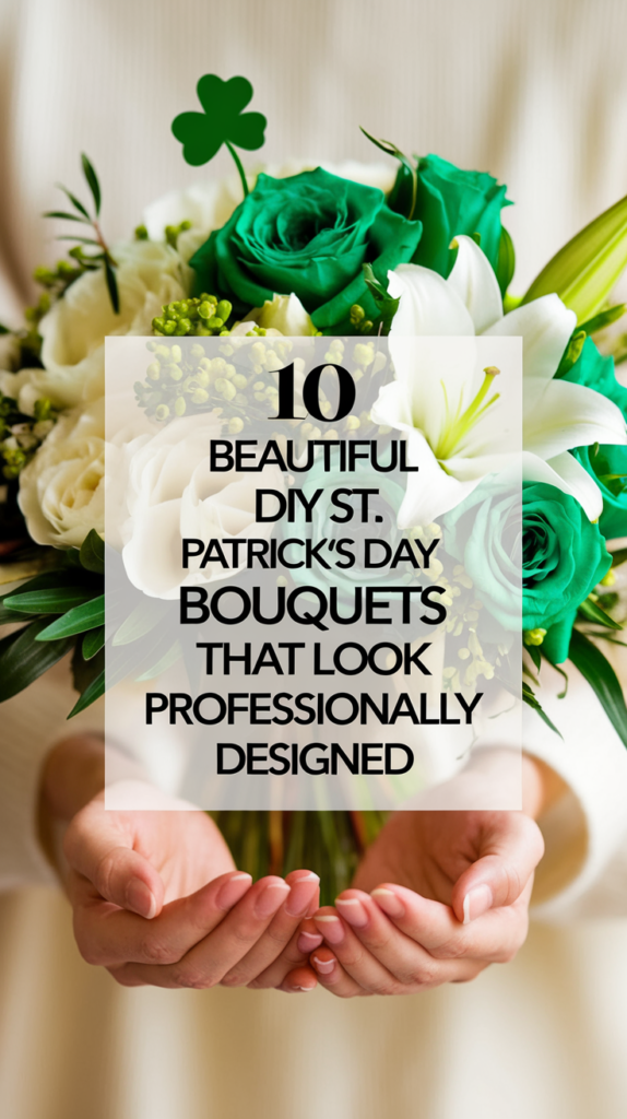 10 Beautiful DIY St. Patrick's Day Bouquets That Look Professionally Designed