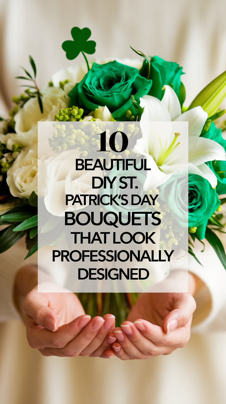 10 Beautiful DIY St. Patrick's Day Bouquets That Look Professionally Designed