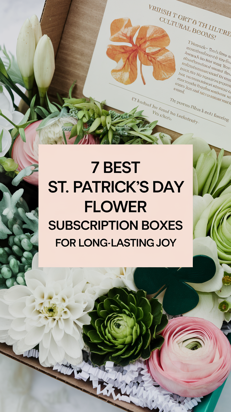 7 Best St. Patrick's Day Flower Subscription Boxes for Long-Lasting Joy