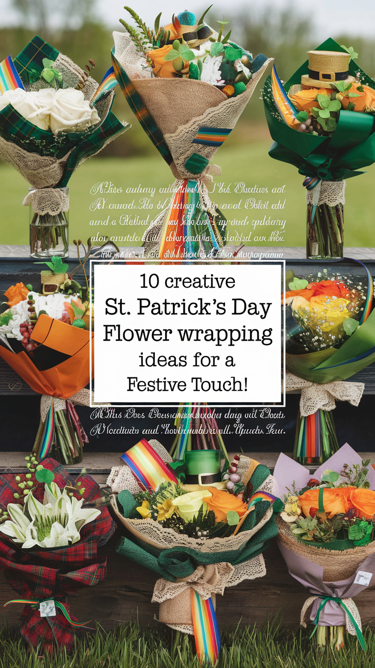 10 Creative St. Patrick's Day Flower Wrapping Ideas for a Festive Touch!