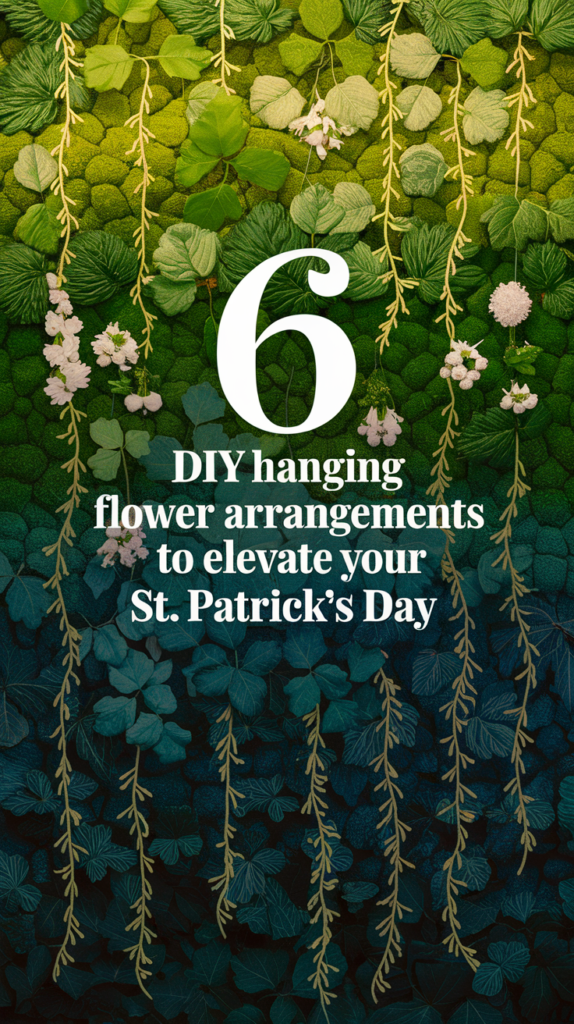 6 DIY Hanging Flower Arrangements to Elevate Your St. Patrick's Day Decor