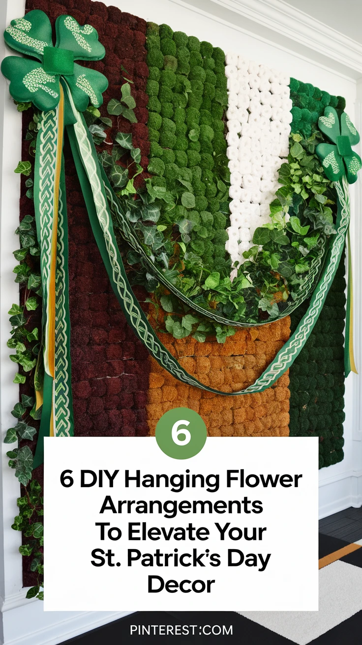 6 DIY Hanging Flower Arrangements to Elevate Your St. Patrick's Day Decor