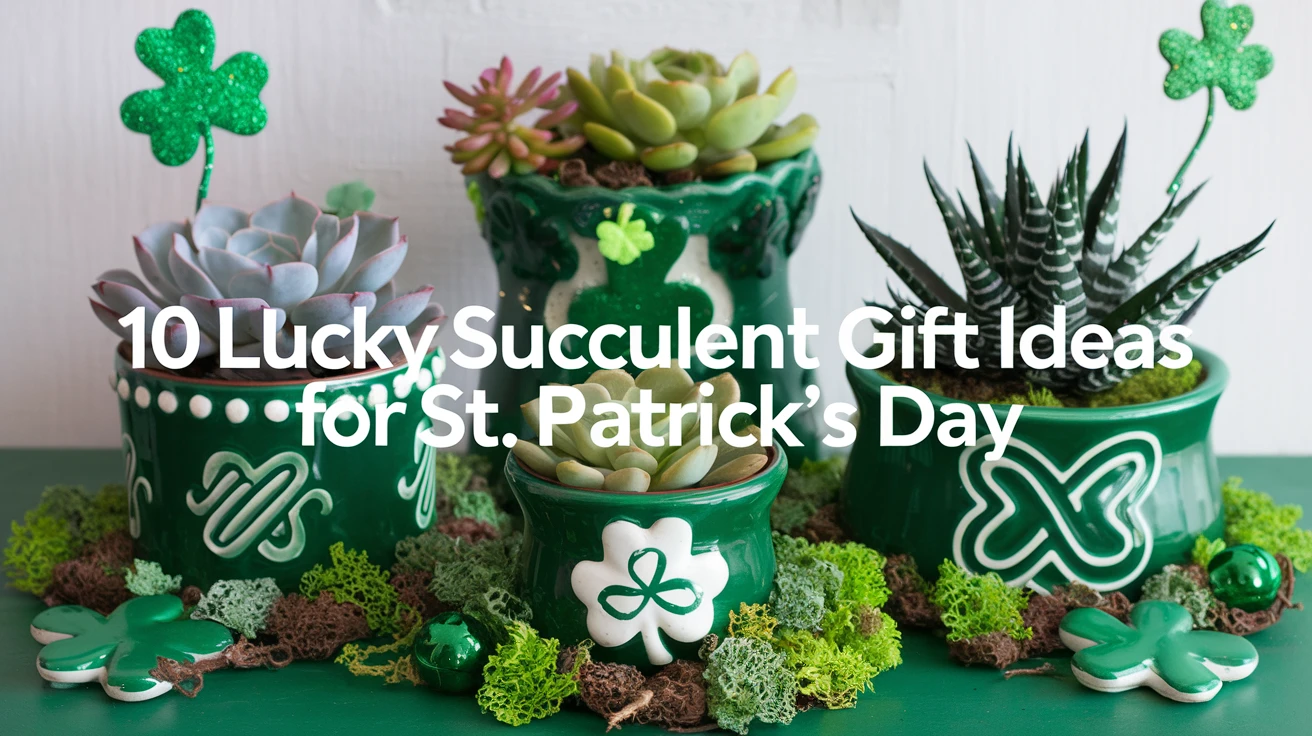 10 Lucky Succulent Gift Ideas for St. Patrick's Day