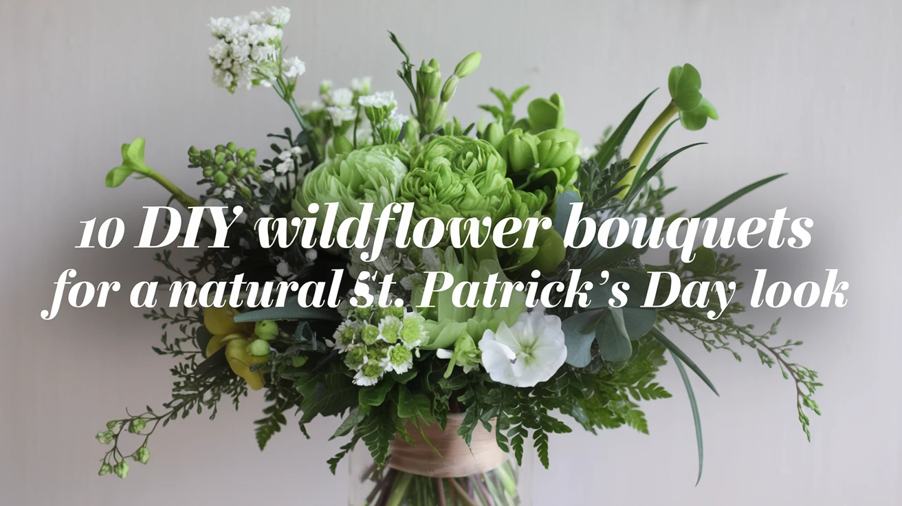 10 DIY Wildflower Bouquets for a Natural St. Patrick's Day Look