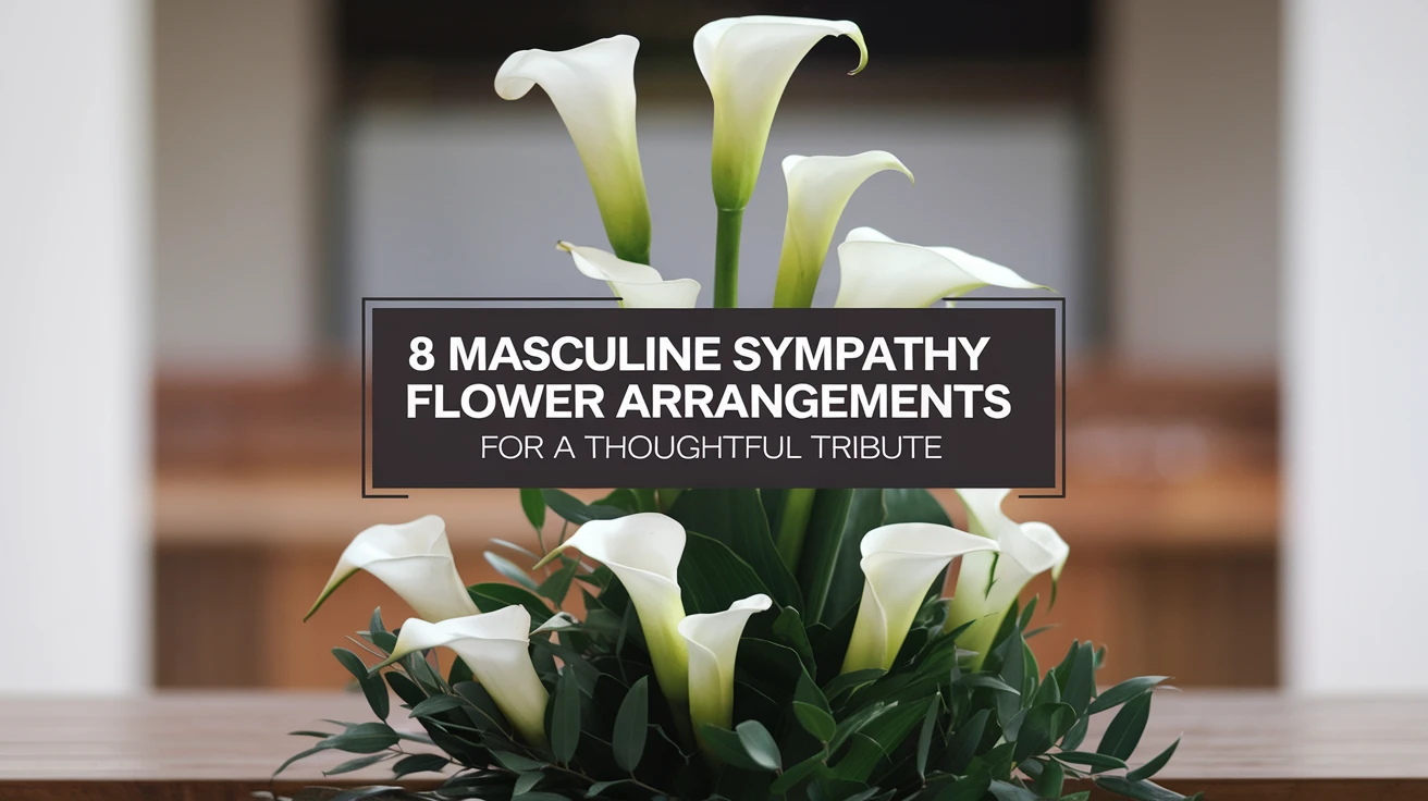 8 Masculine Sympathy Flower Arrangements for a Thoughtful Tribute