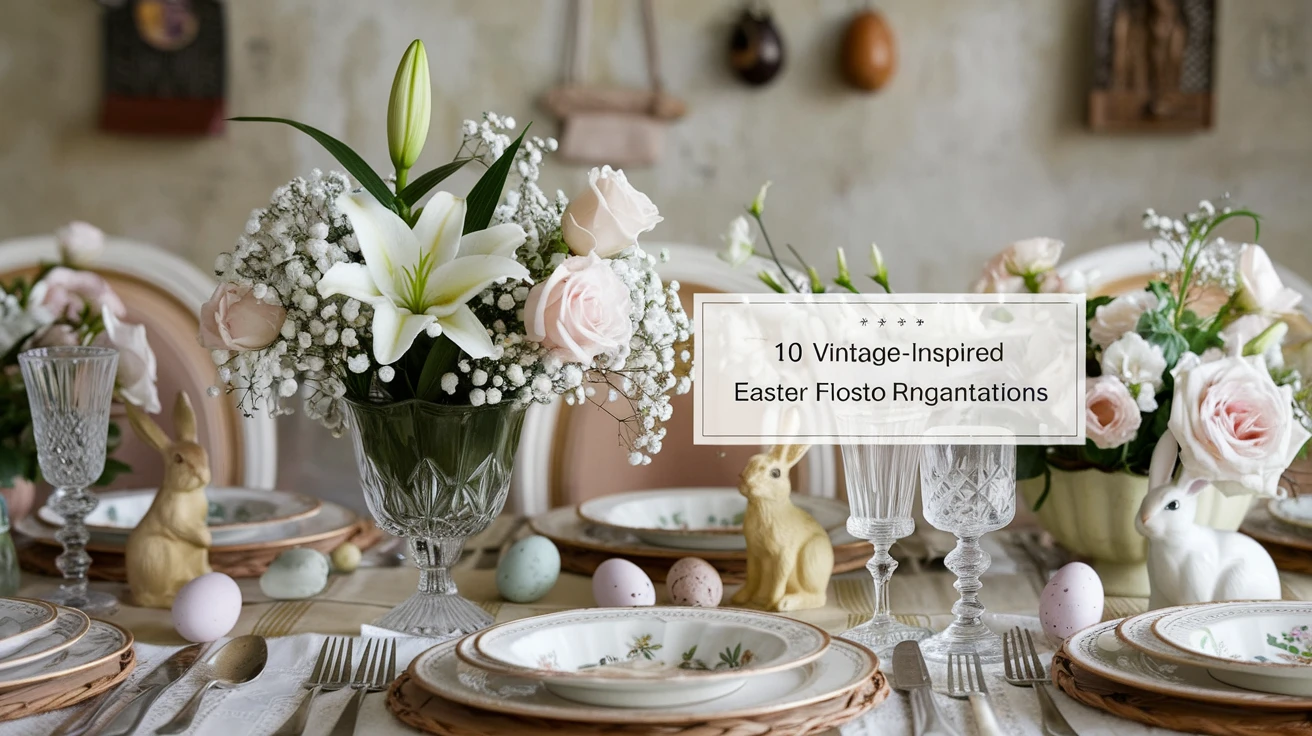 10 Vintage-Inspired Easter Flower Arrangements