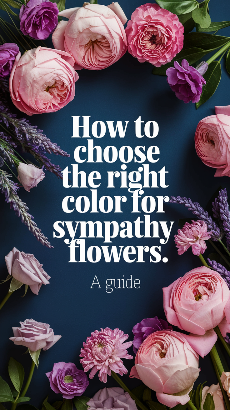 How to Choose the Right Color for Sympathy Flowers: A Guide