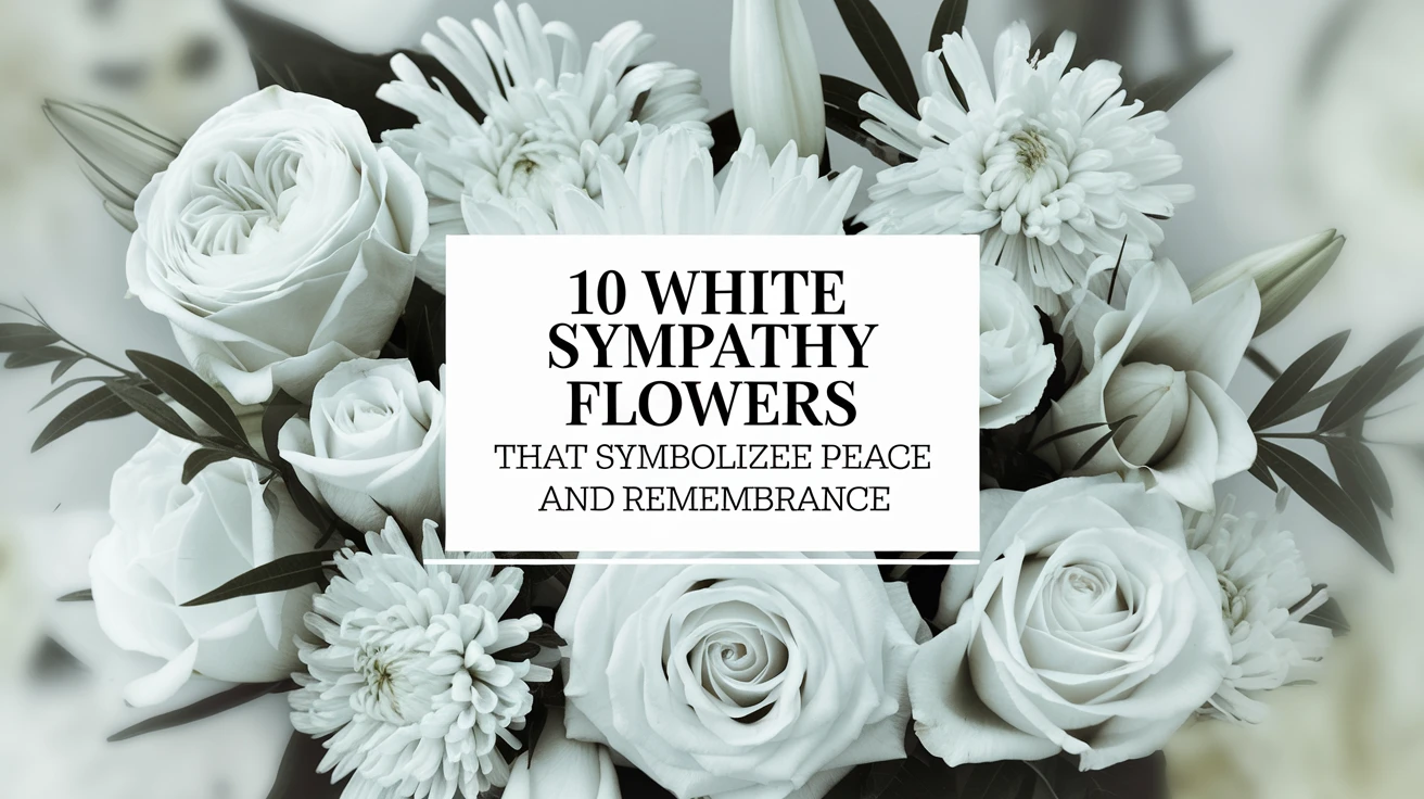 10 White Sympathy Flowers That Symbolize Peace and Remembrance