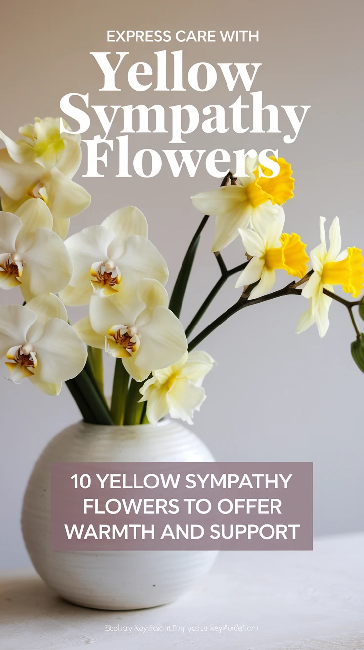 10 Yellow Sympathy Flowers to Offer Warmth and Support