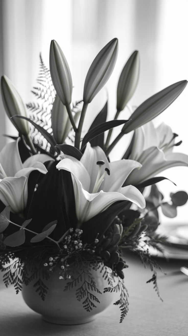 1. Classic Easter Lily Arrangements