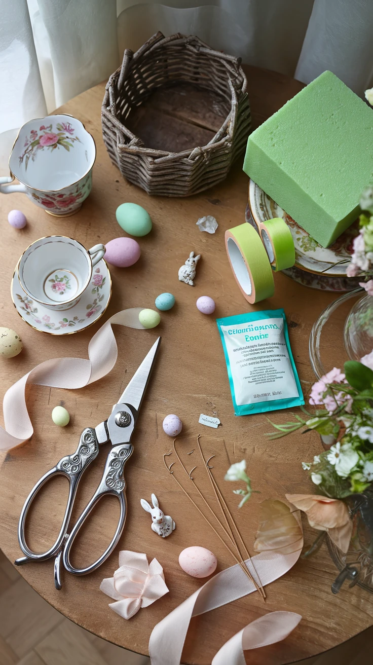 1. Essential Tools and Materials for DIY Easter Flower Arrangements