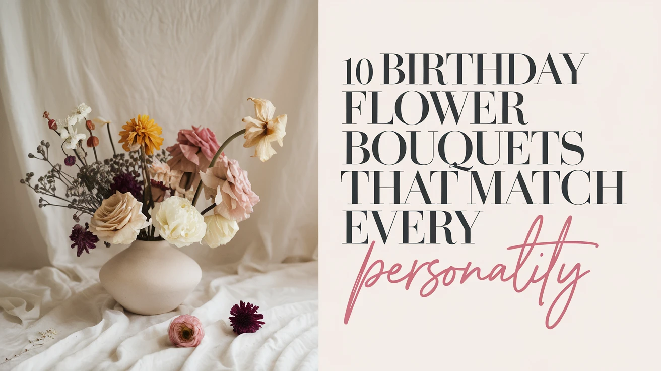 10 Birthday Flower Bouquets That Match Every Personality