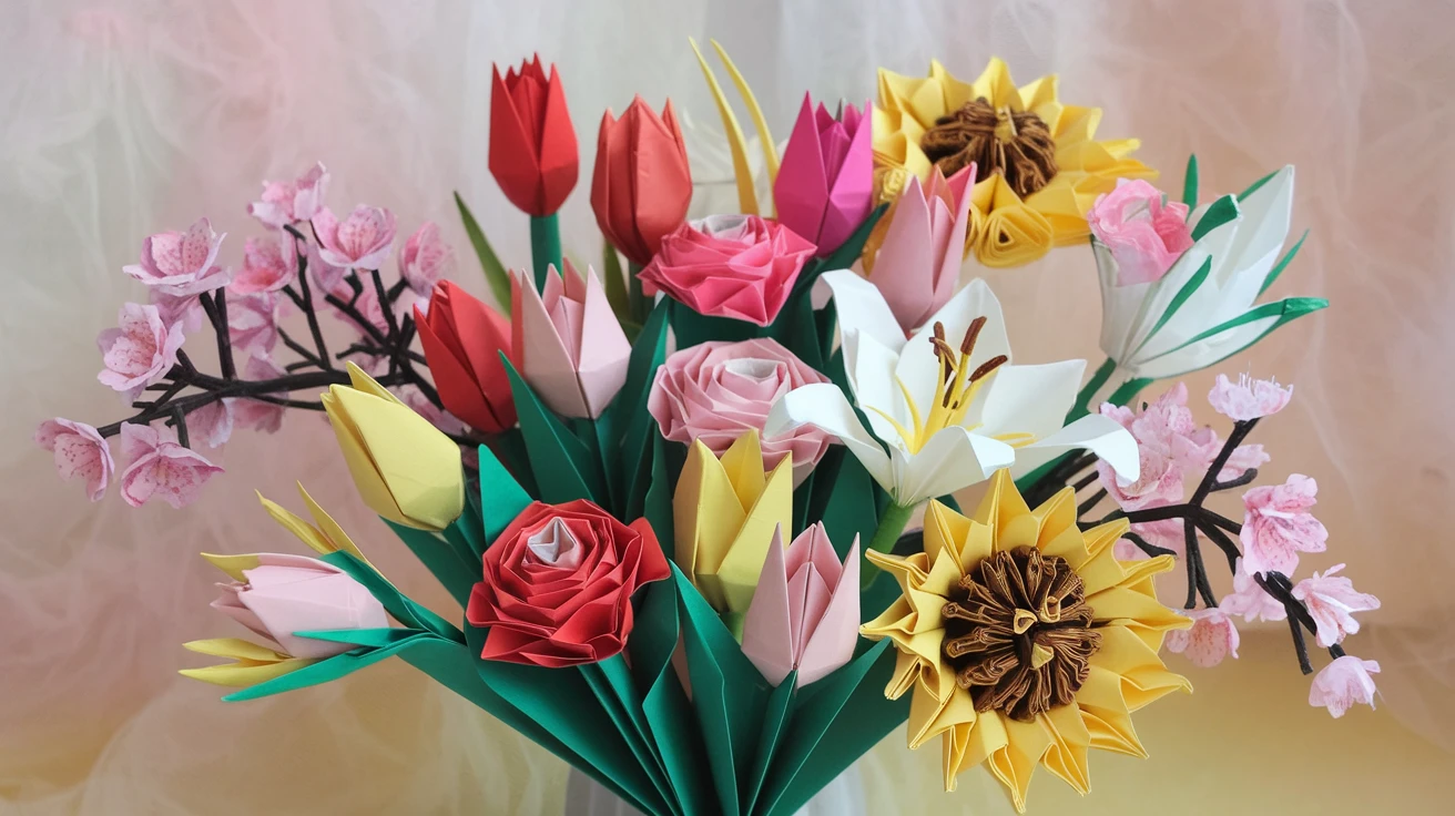 10 Easy Origami Flowers to Make for Mother's Day