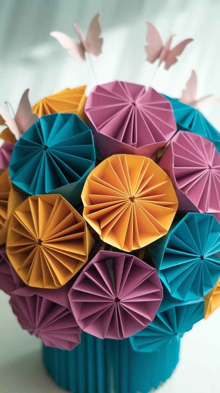 2. Kusudama Flower Bouquet