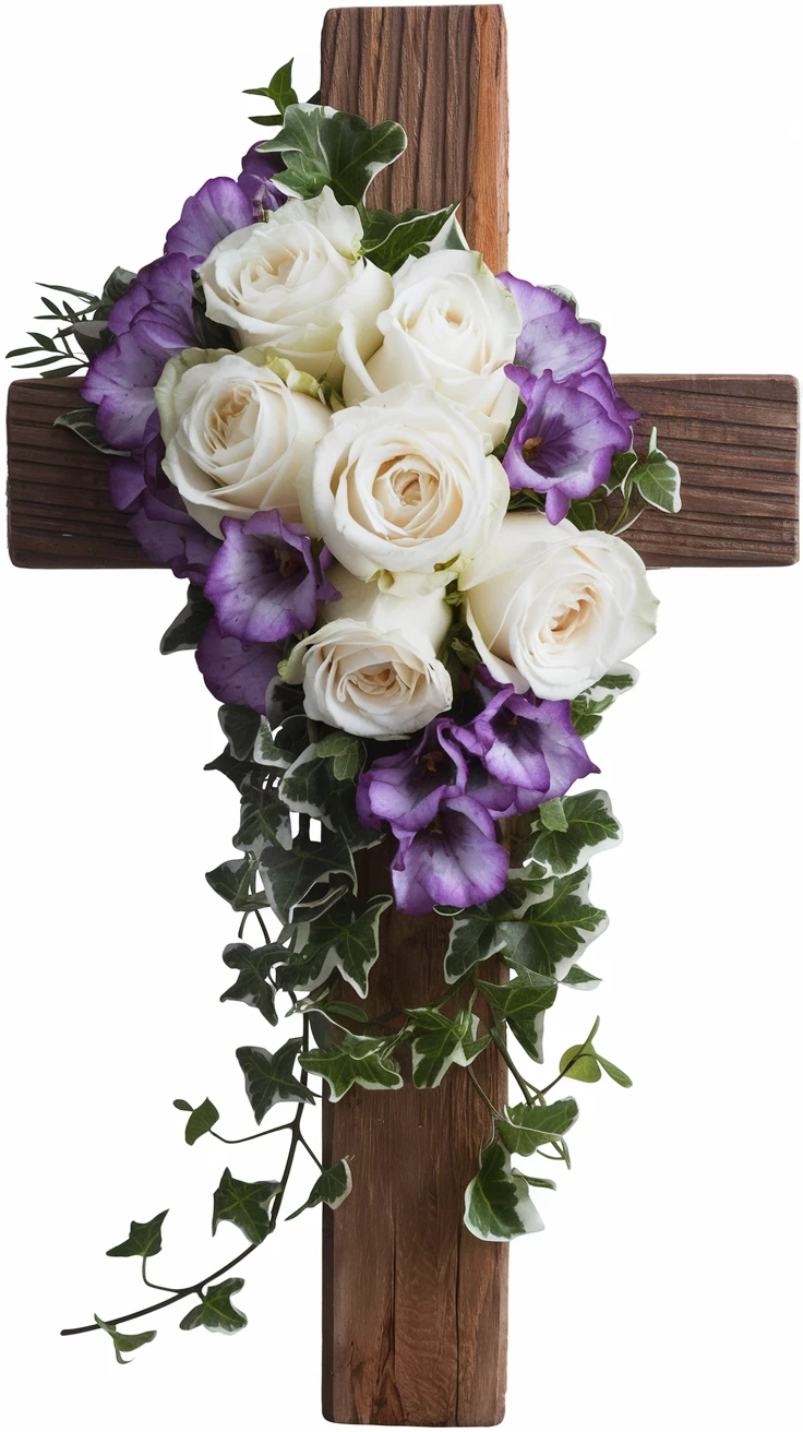 4. Rustic Cross-Shaped Display