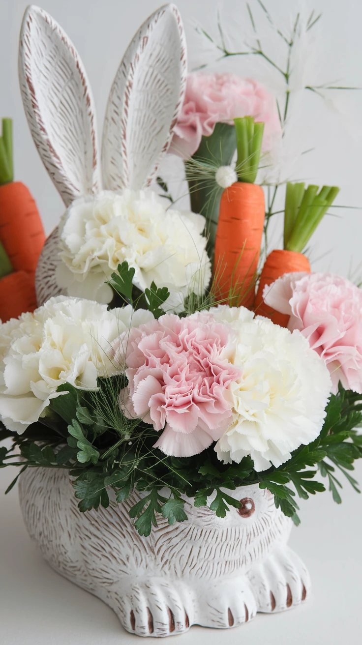 6. Easter Bunny-Themed Arrangement