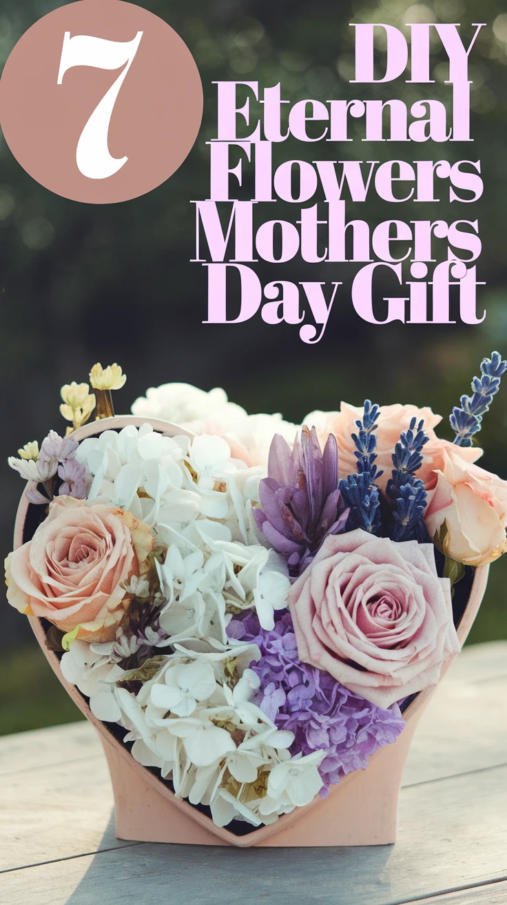 7 Easy Steps to Create a DIY Eternal Flowers Mothers Day Gift