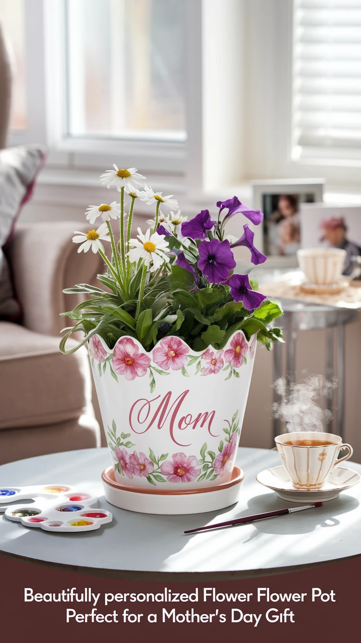 7. Personalized Flower Pot: A Gift with a Personal Touch