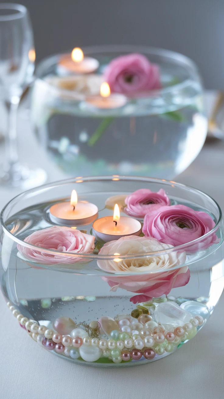 9. Floating Flower Bowls