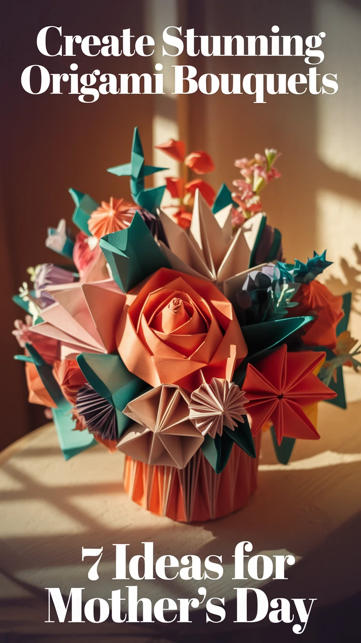 Create Stunning Origami Bouquets: 7 Ideas for Mother's Day