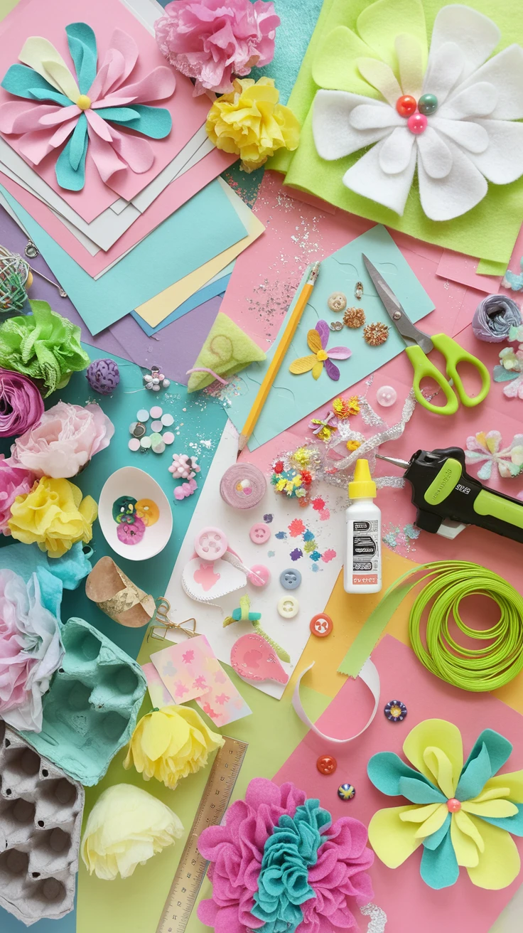 Materials You'll Need for Easter Flower Crafts