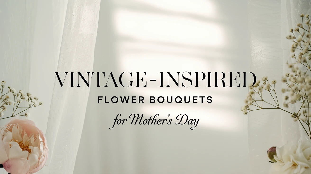Vintage-Inspired Flower Bouquets for Mother's Day