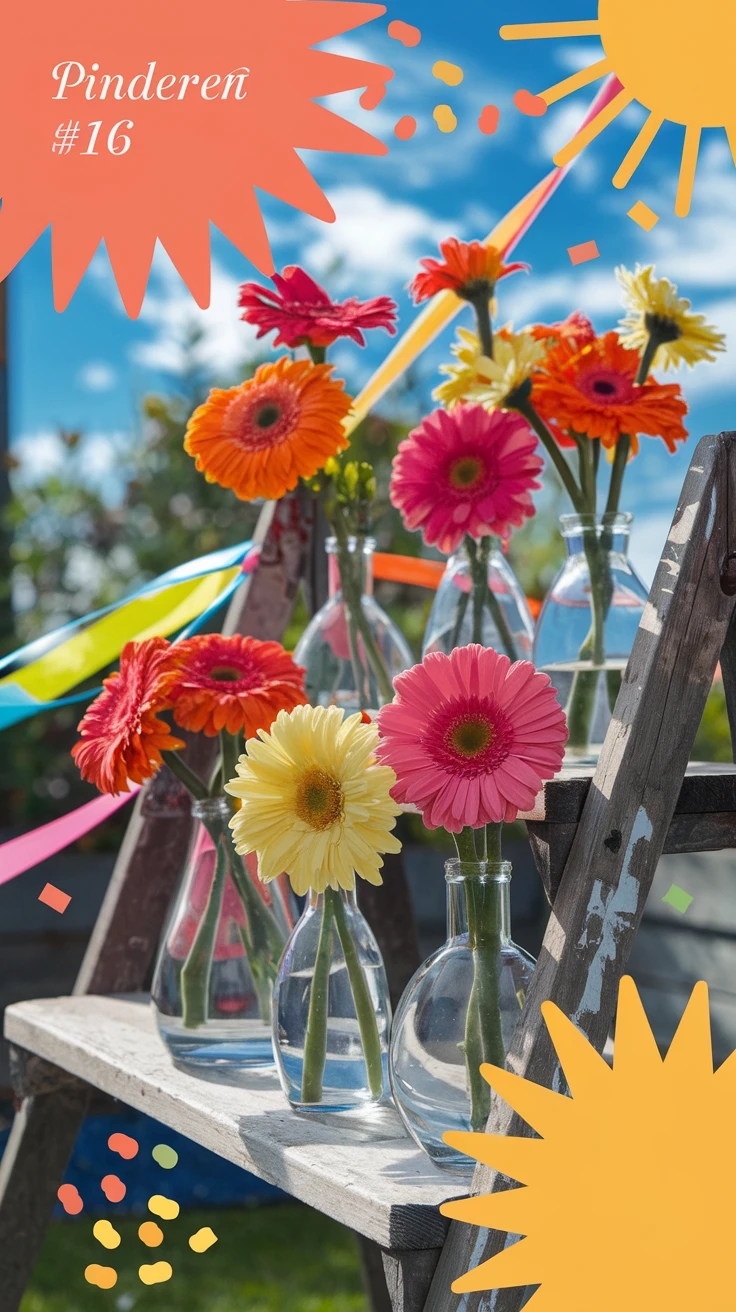 10. Gerbera Daisies for the Fun-Loving