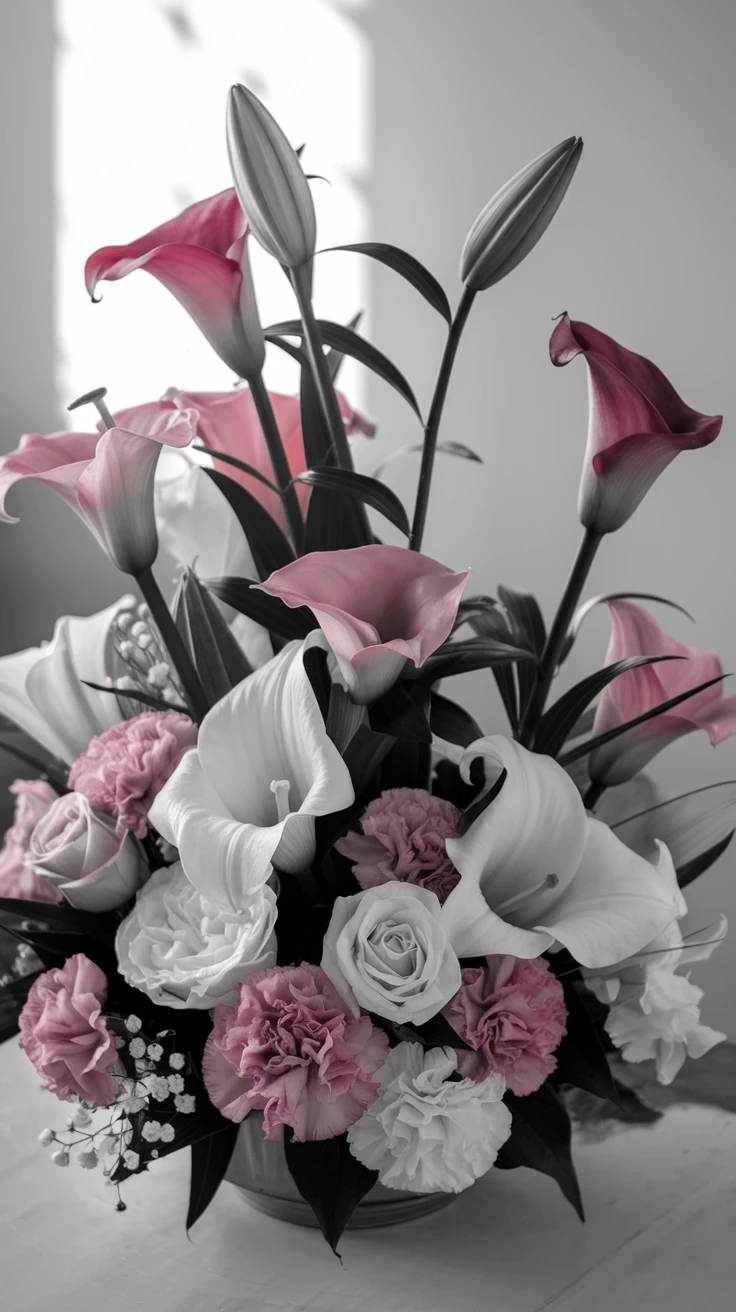 2. Elegant Lily Arrangements: Symbolizing Devotion