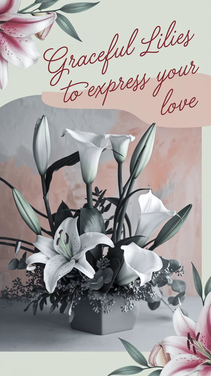 2. Graceful Lilies to Express Your Love