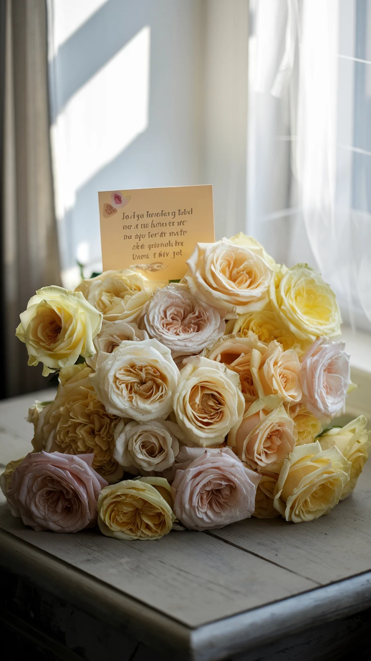 2. Yellow Roses: Friendship and Remembrance