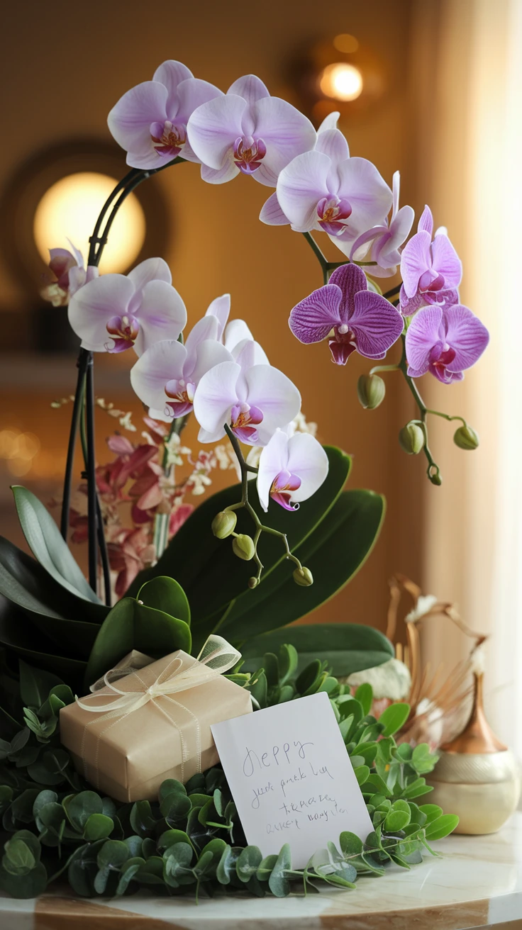 3. Exotic Beauty: Gift Orchids to Your Mom