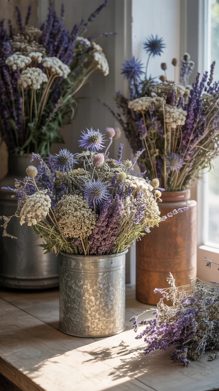 4. Dried Wildflower Arrangements: Beauty That Lasts
