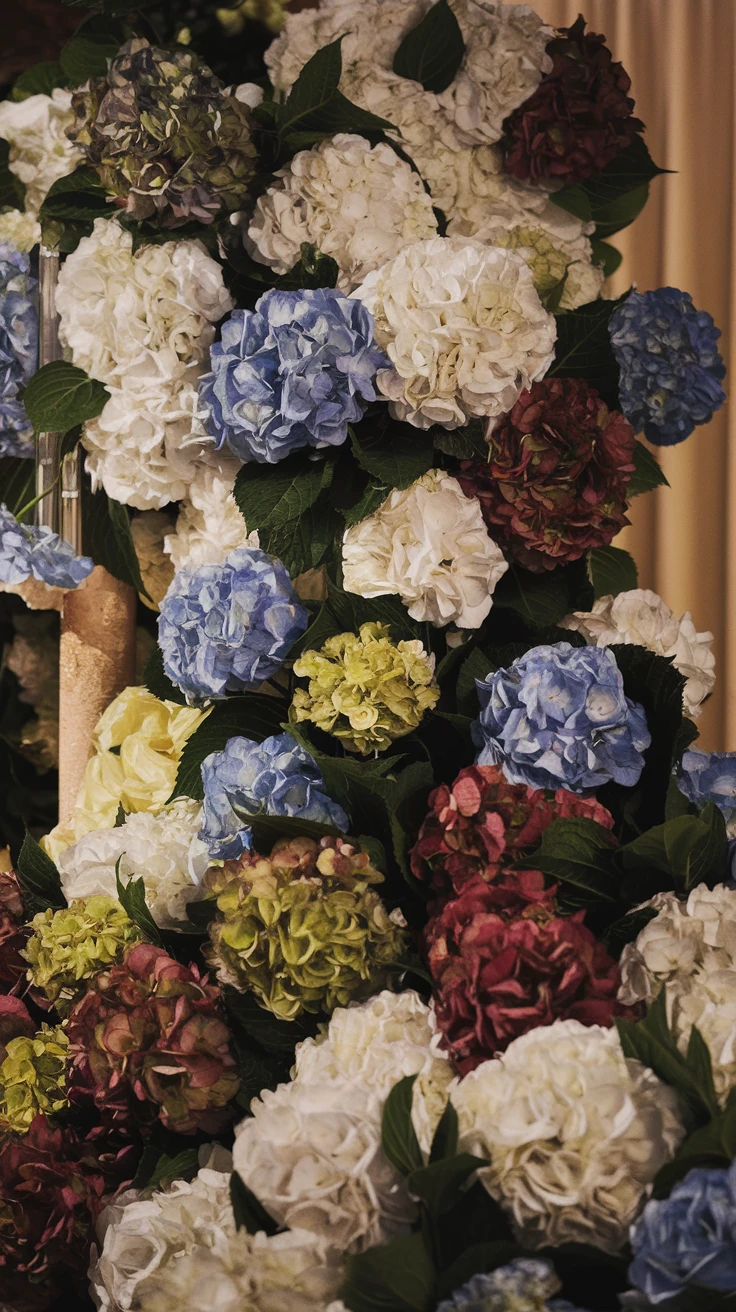 6. Hydrangeas – Voluminous Grandeur