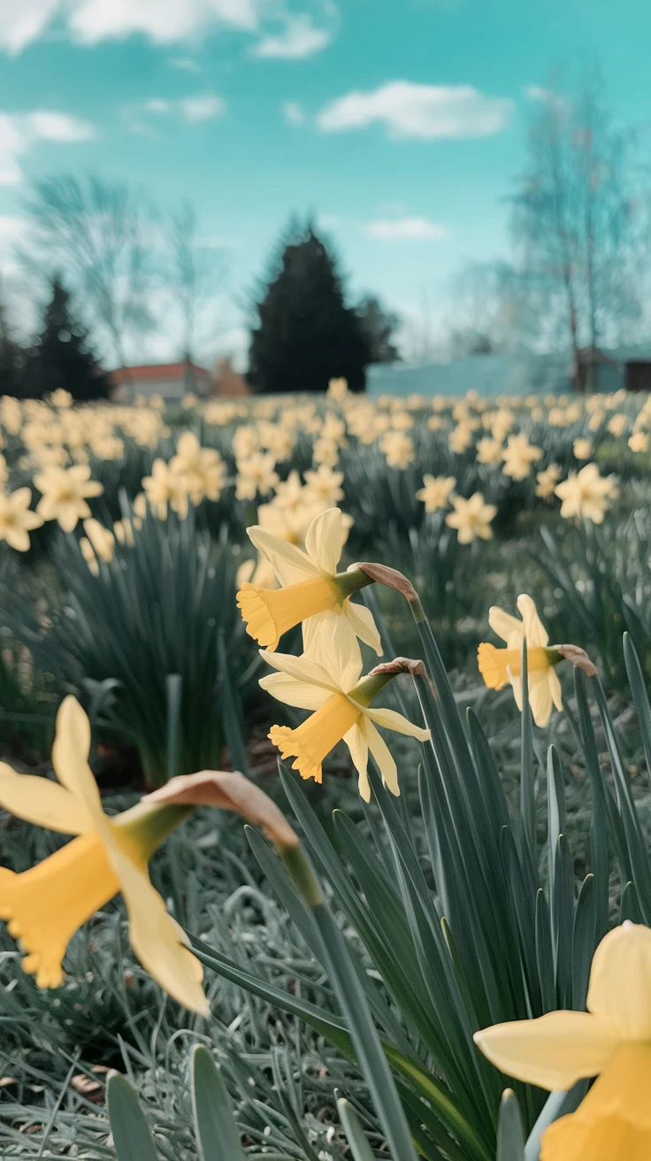 6. Yellow Daffodils: Heralding New Beginnings