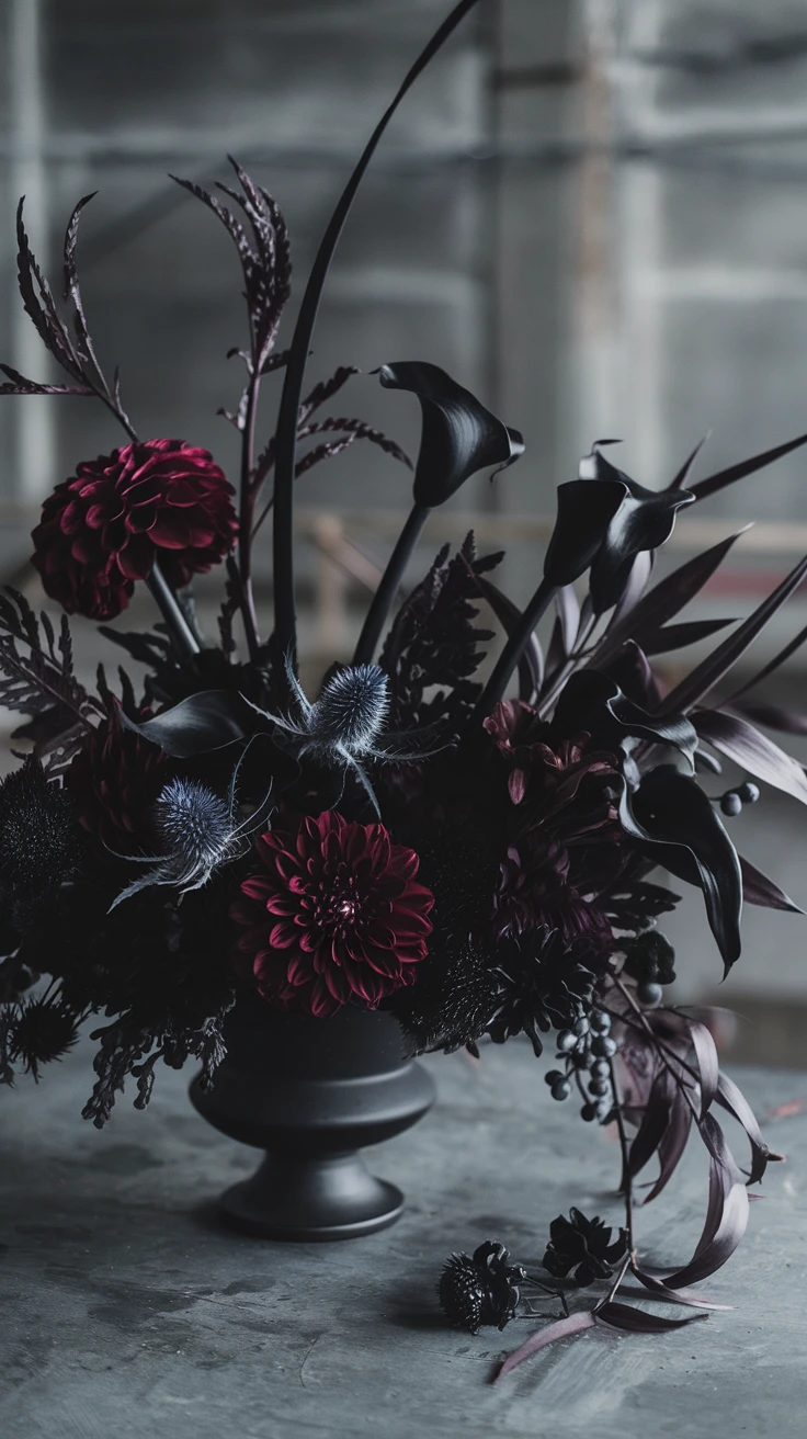 7. Dark and Dramatic Arrangements