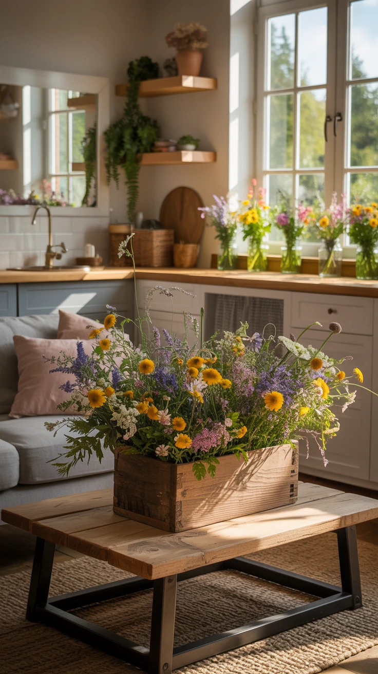 8. Wildflower Arrangements for Different Spaces: Room-by-Room Guide