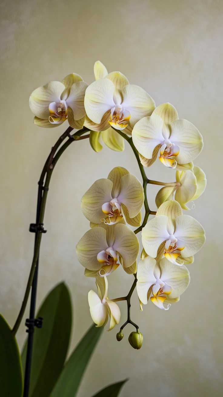 8. Yellow Orchids: Elegant Strength