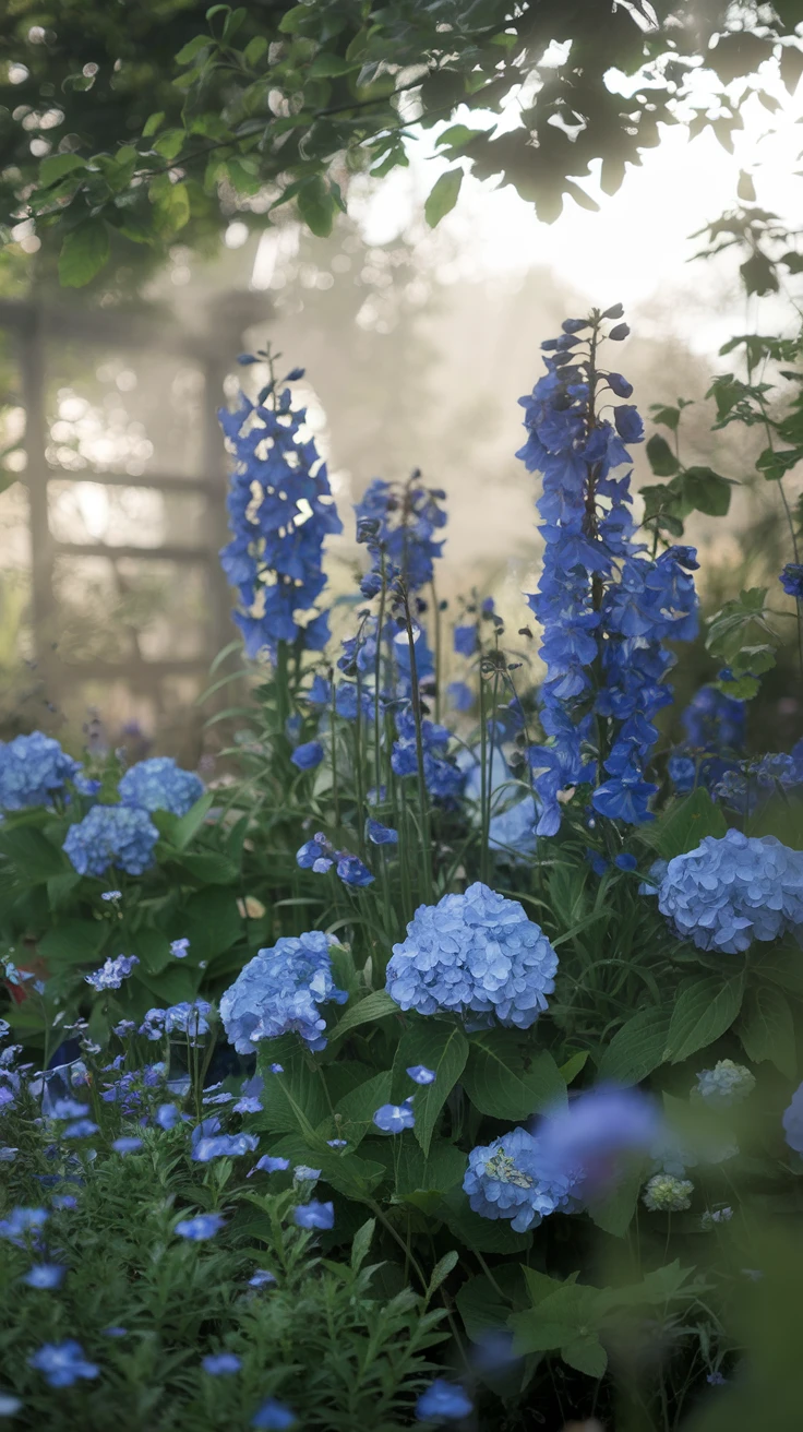 Blue Flowers - Creating a Sense of Peace