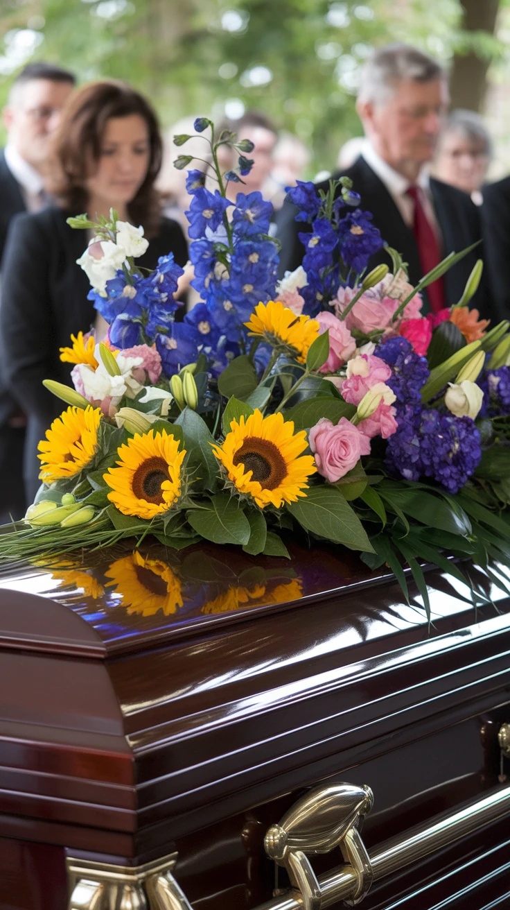 Why Colorful Sympathy Flowers Can Be Appropriate