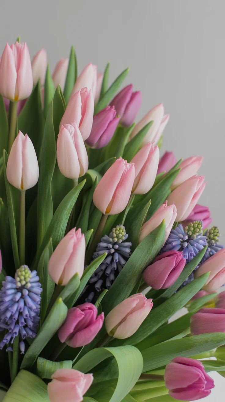 1. Pastel Tulip Extravaganza