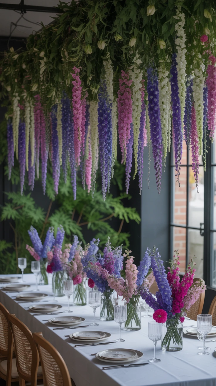 13. Hanging Floral Installations