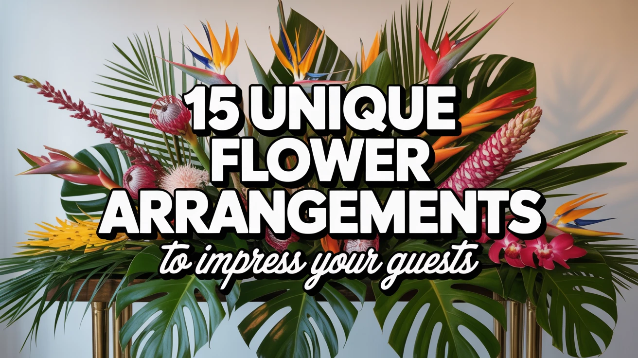 15 Unique Flower Arrangements to Impress Your Guests