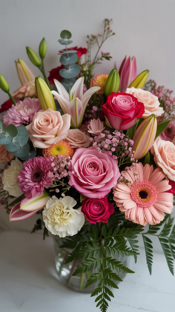 4. Colorful Mixed Bouquet