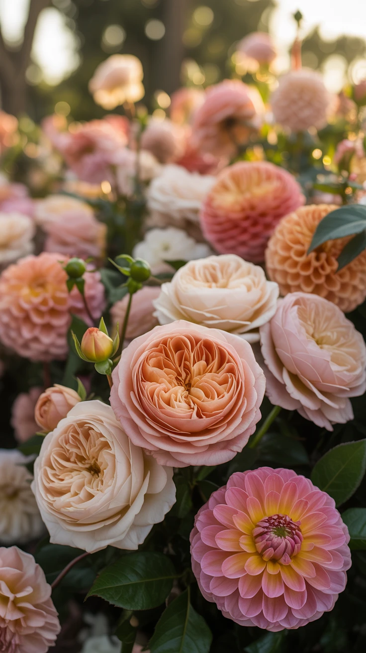 5. Garden Rose and Dahlia Luxe