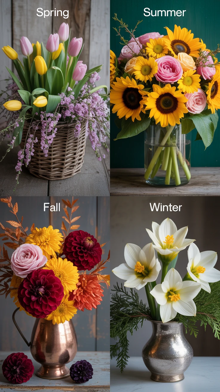 6. Seasonal Blooms for Unique Birthday Flower Arrangements