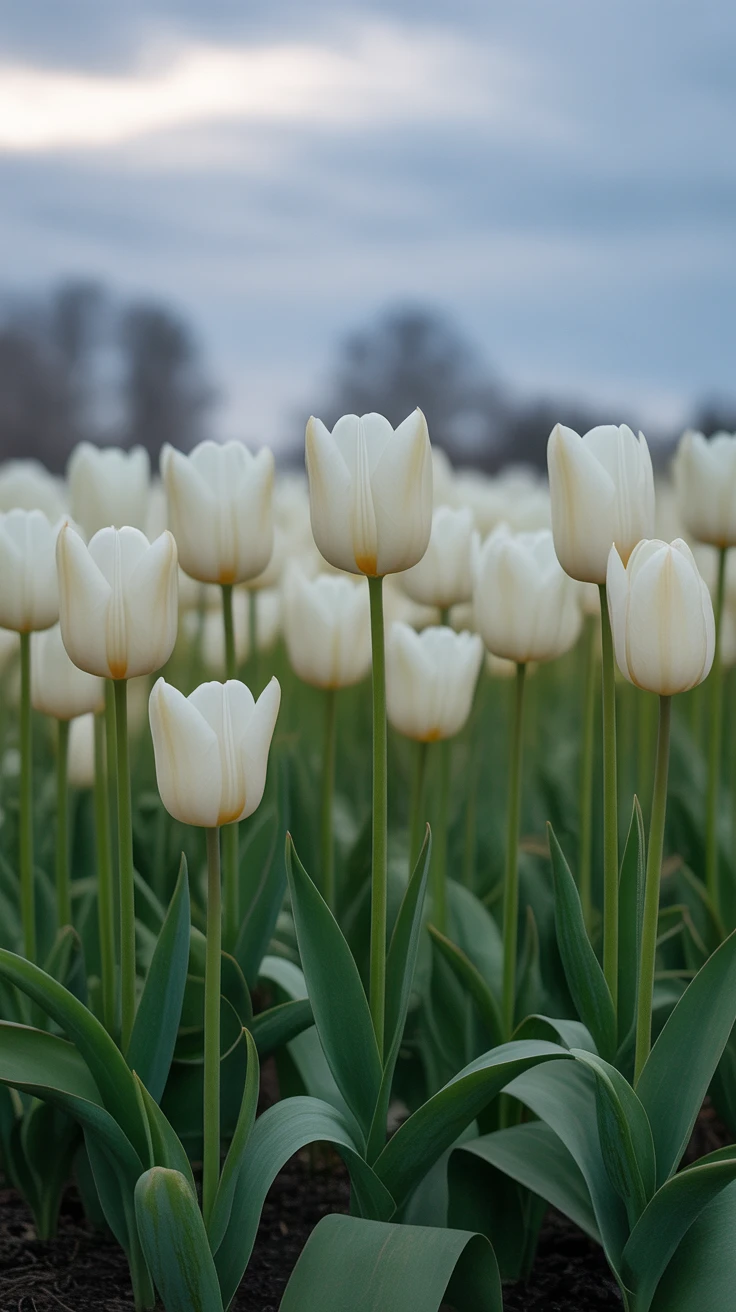 6. White Tulips: Messages of Forgiveness and New Beginnings